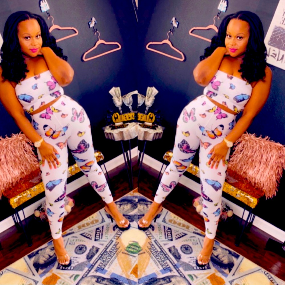 Two Piece Butterfly Set